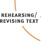 Rehearsing/Revising text